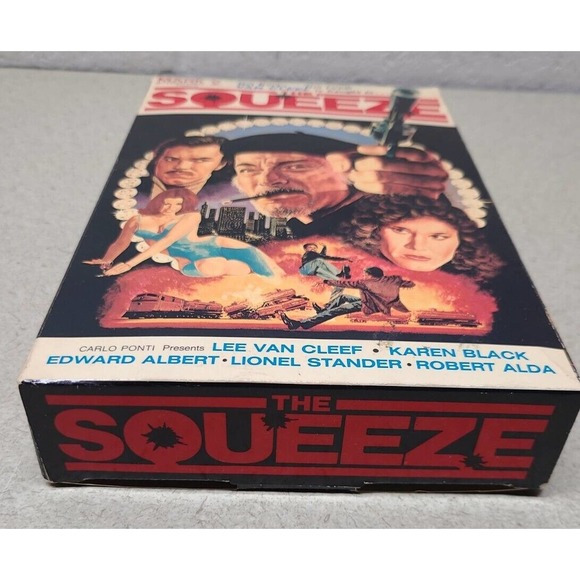 The Squeeze big box VHS - Action Movie - Van Cleef - Mark V - RARE!! - Picture 5 of 7
